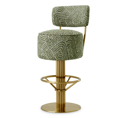 Bar Stool Carleton with back Eichholtz