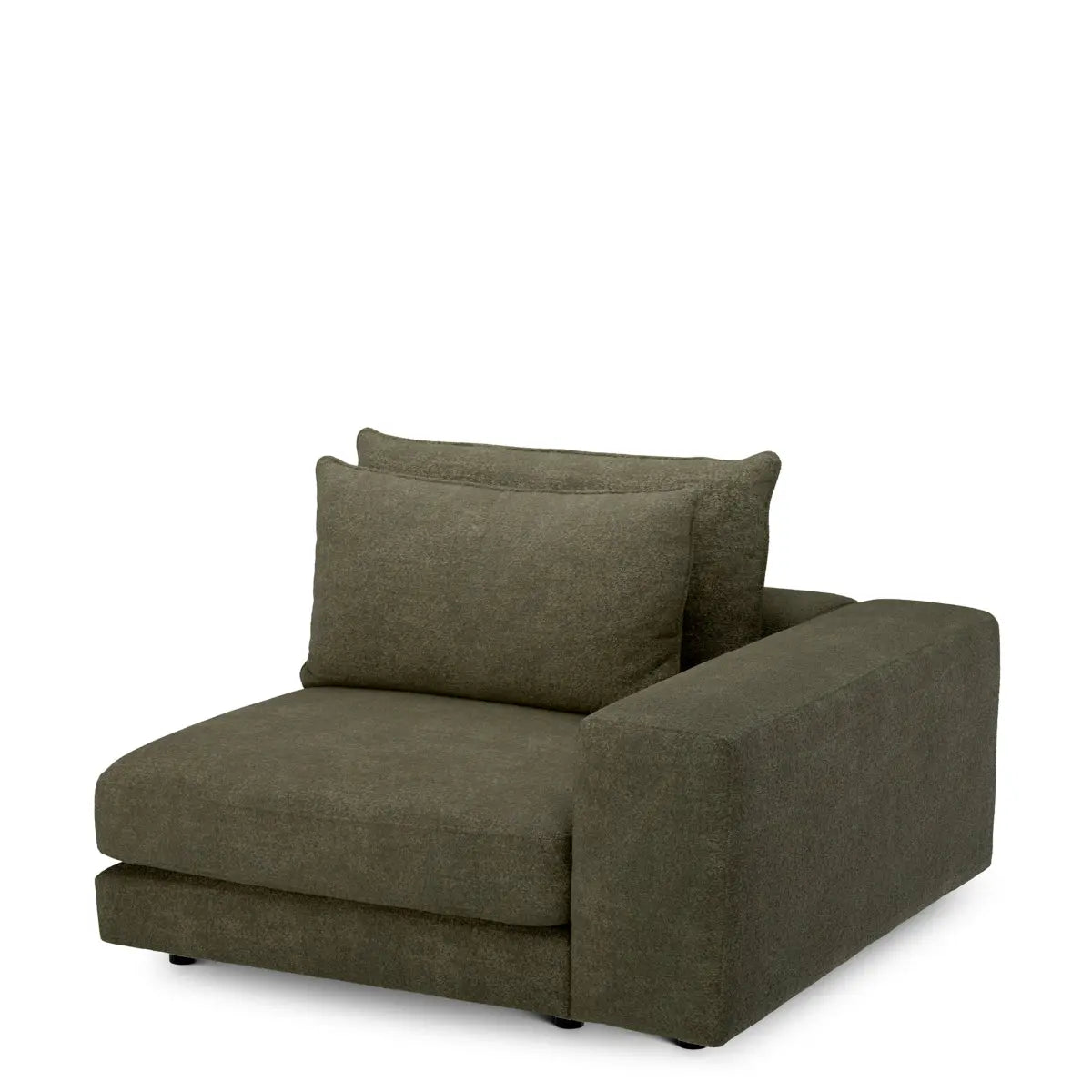 Modular Sofa Lounge Club velora moss green - Corner S right