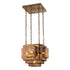 Pendant Geary vintage brass finish