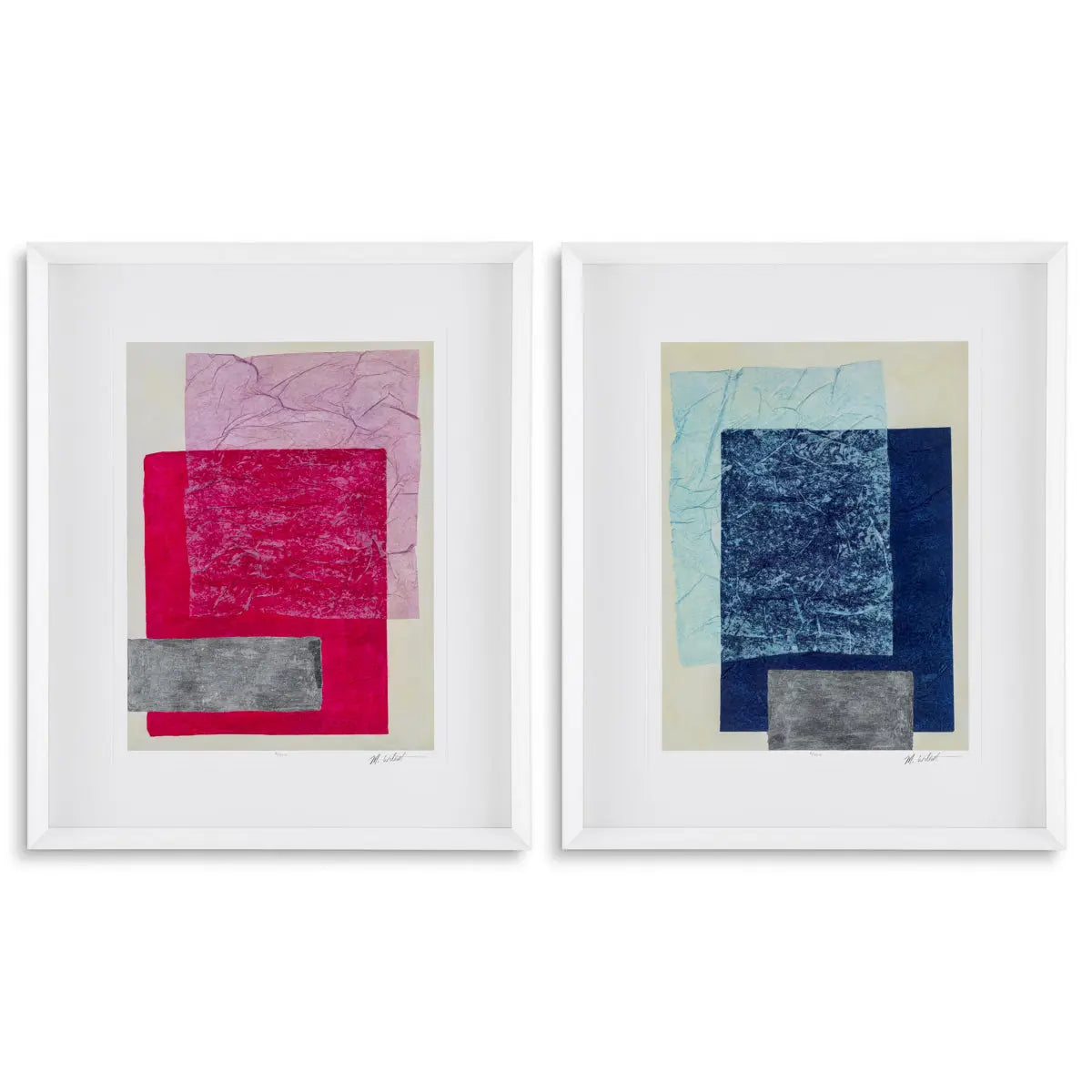 Prints Paper Colorfields by Michael Willett set of Eichholtz
