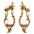 Mirror Gould set of 2 antique gold finish