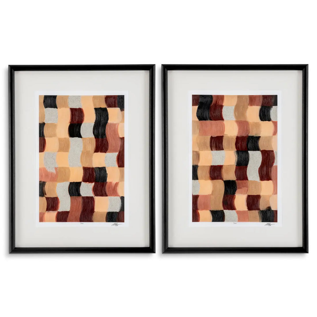 Prints Sun Baked Mosaïc by Grace Popp set of 2 Eichholtz