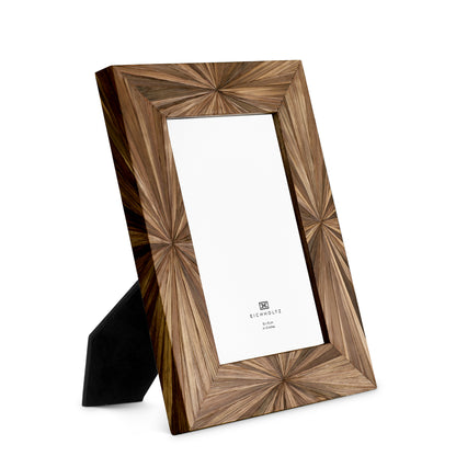 Picture Frame Harvard S straw marquetry brown