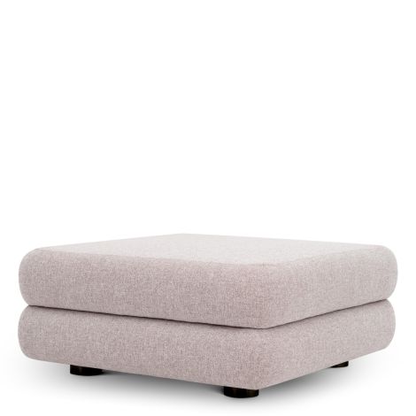 Outdoor Modular Sofa Malaga mauritius light grey - Ottoman