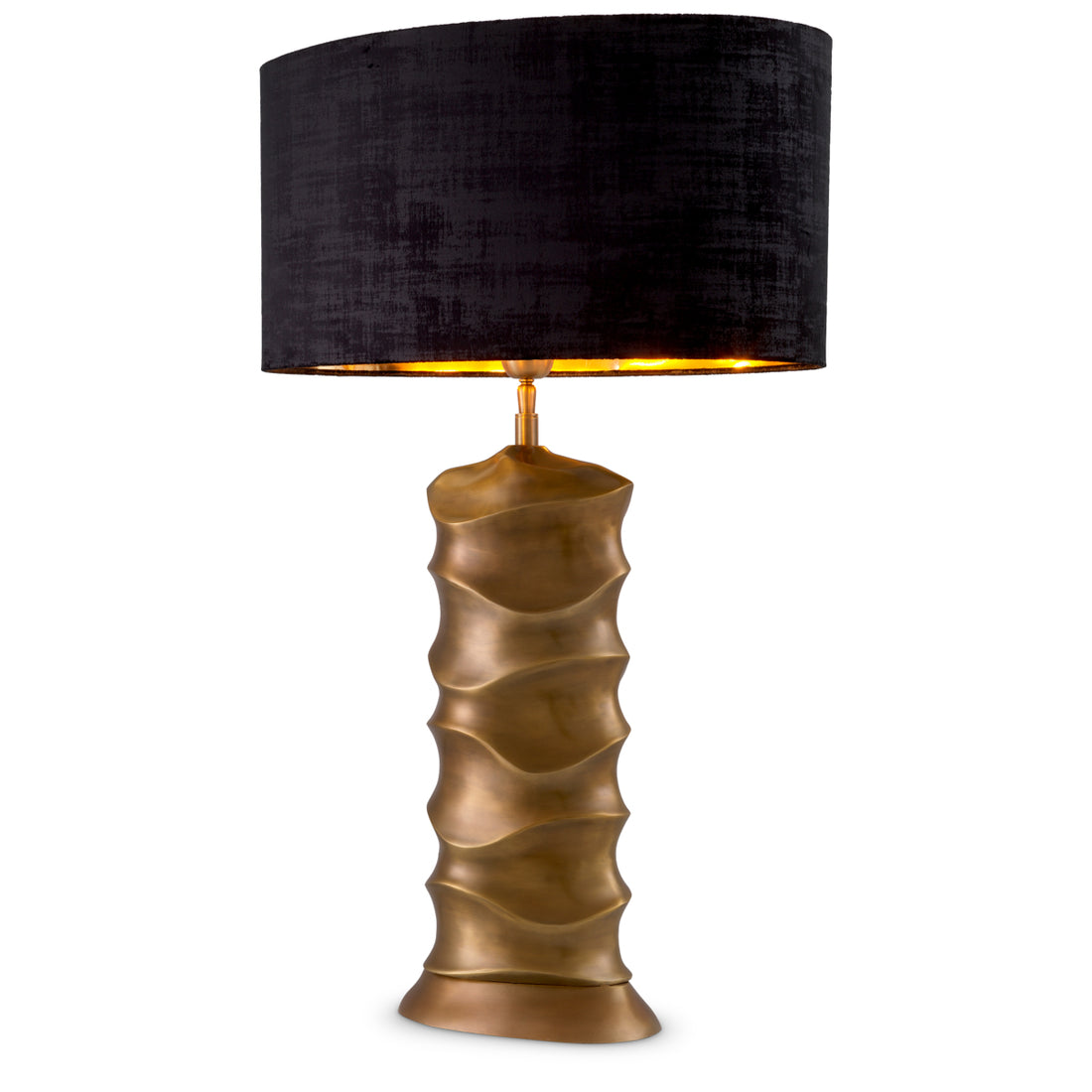 Table Lamp Rapho vintage brass finish incl shade