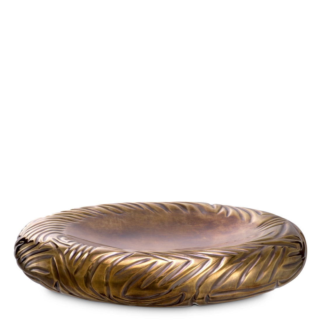 Bowl Sandrini vintage brass finish