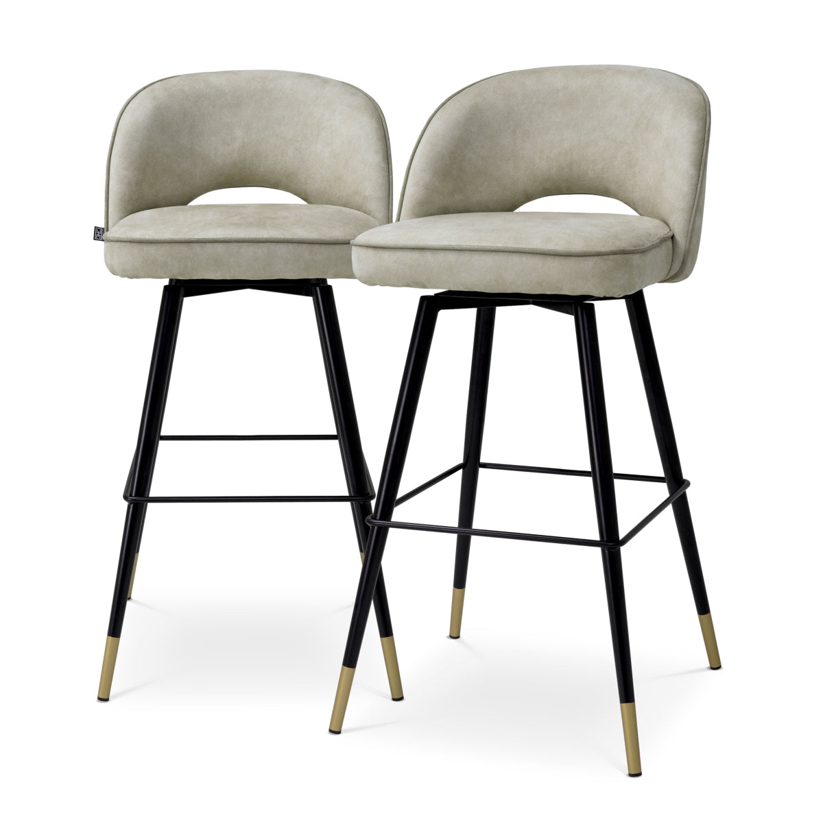 Bar Stool Cliff mayer silver set of 2