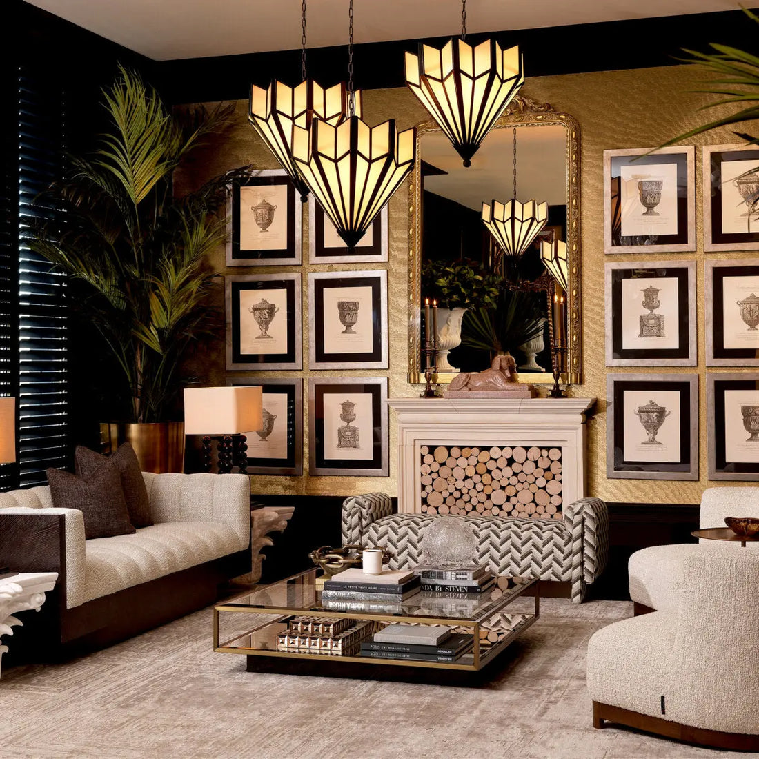 Chandelier Victory Eichholtz