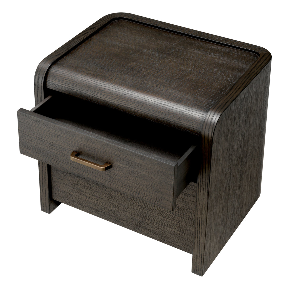 Nightstand Joane mocha oak oak veneer