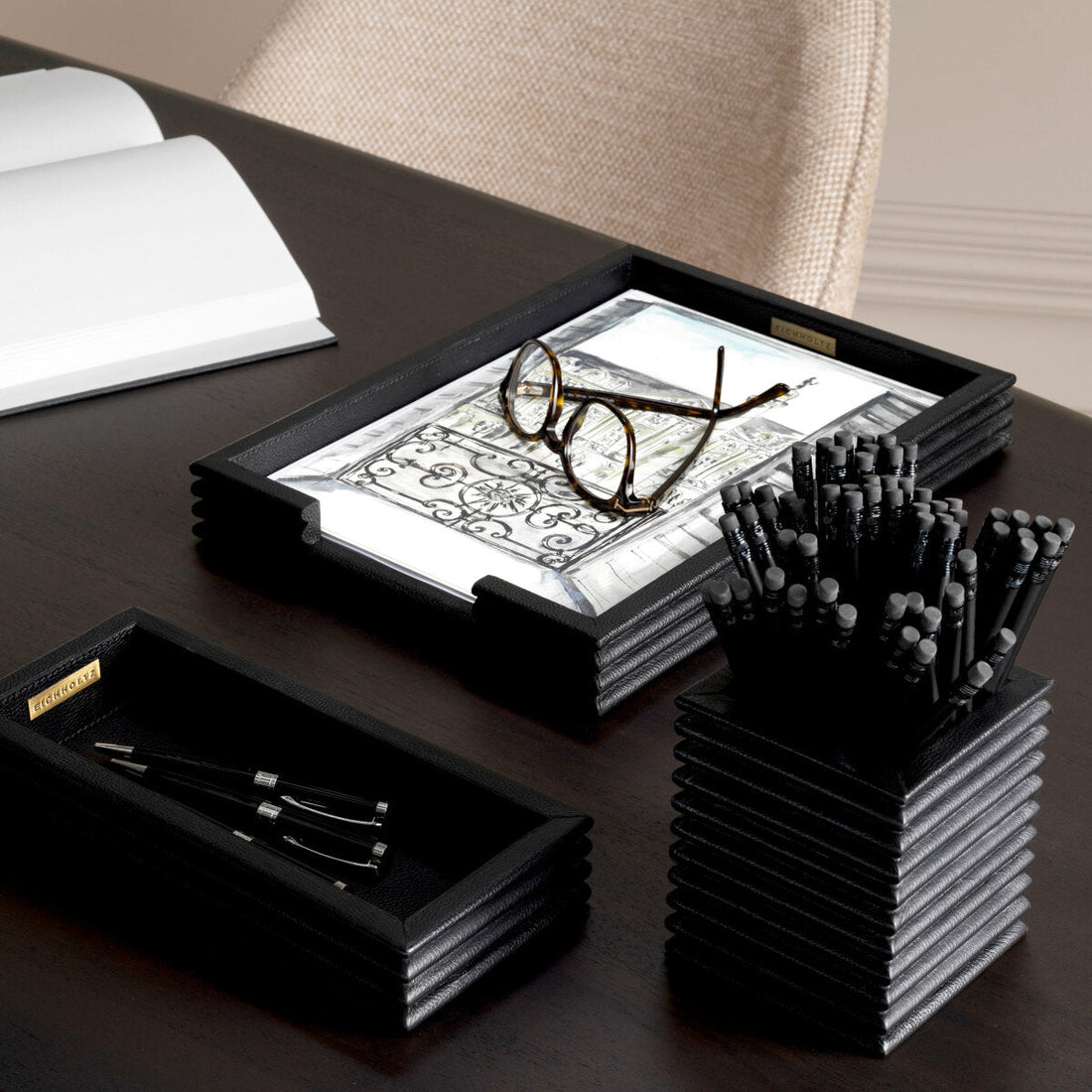 Desk Set Elvane set of 3 Eichholtz