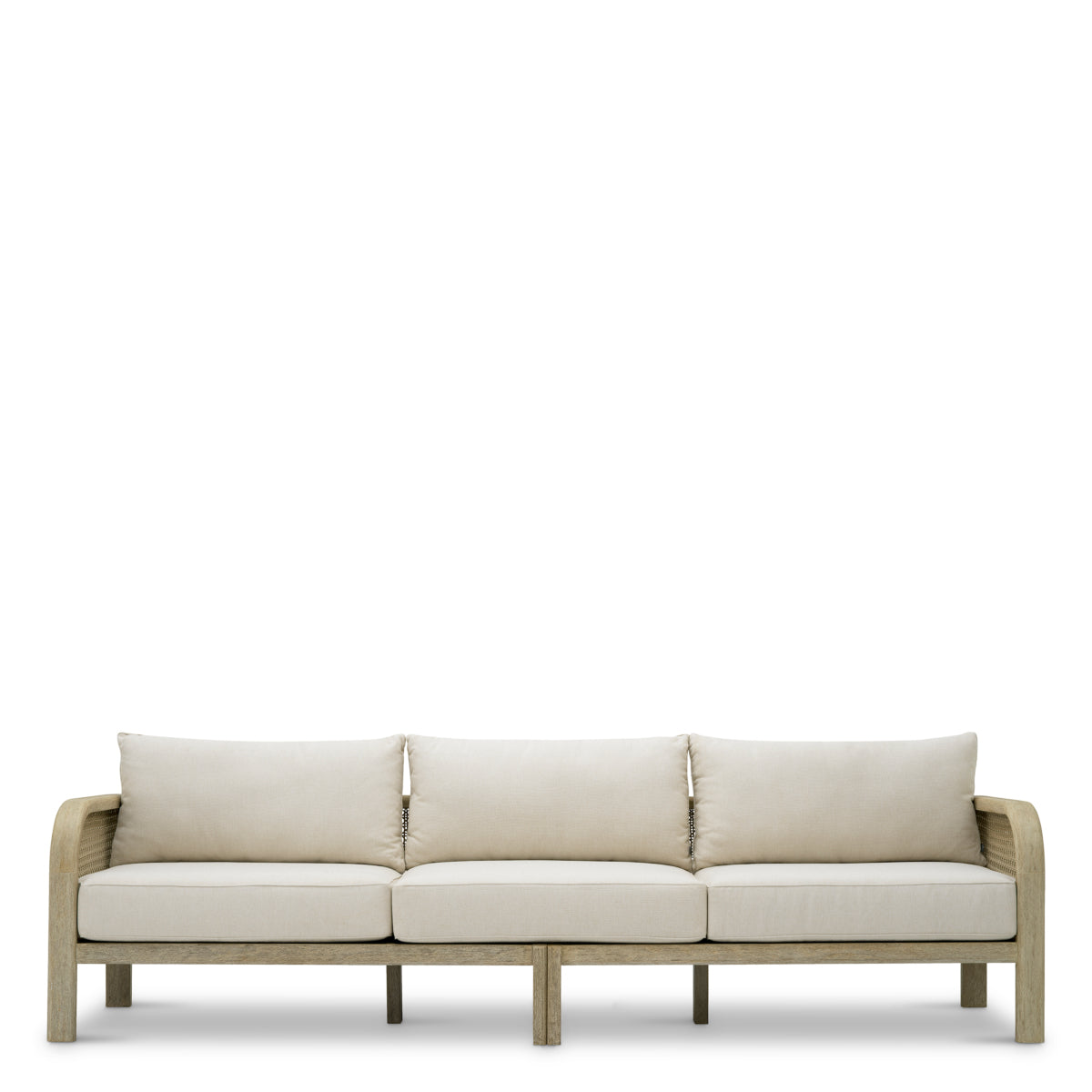 Outdoor Sofa Julian L aged teak viola sand