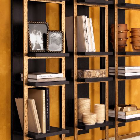 Tealight holder Leonidas yellow onyx set of 3