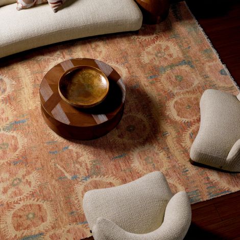 Rug Marlton brown orange 200 x 300 cm