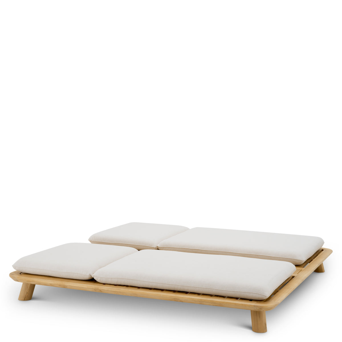 Outdoor Daybed Weston Double natural teak viola sand