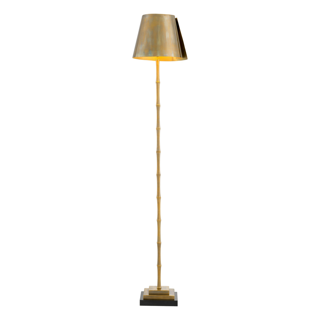 Floor Lamp Seraphina vintage brass finish