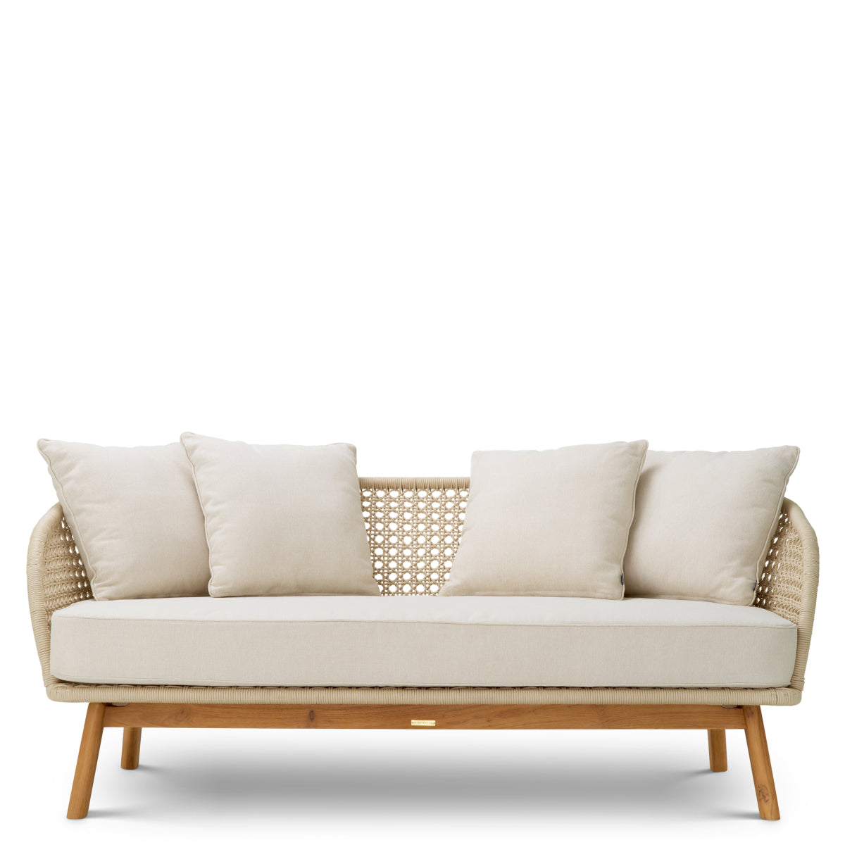 Outdoor Sofa Trinity cream weave viola sand