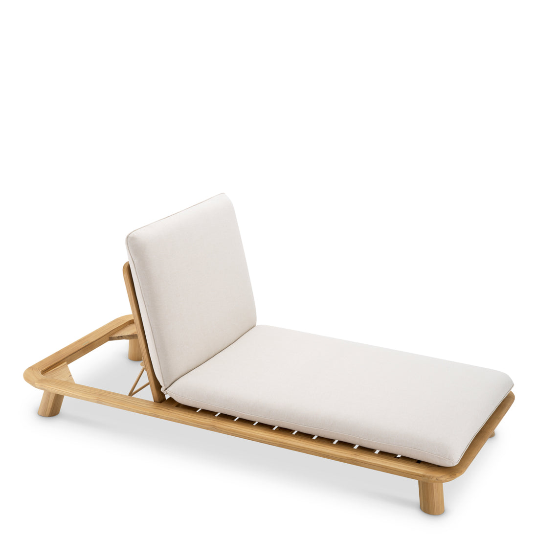 Outdoor Daybed Weston Single natural teak viola sand