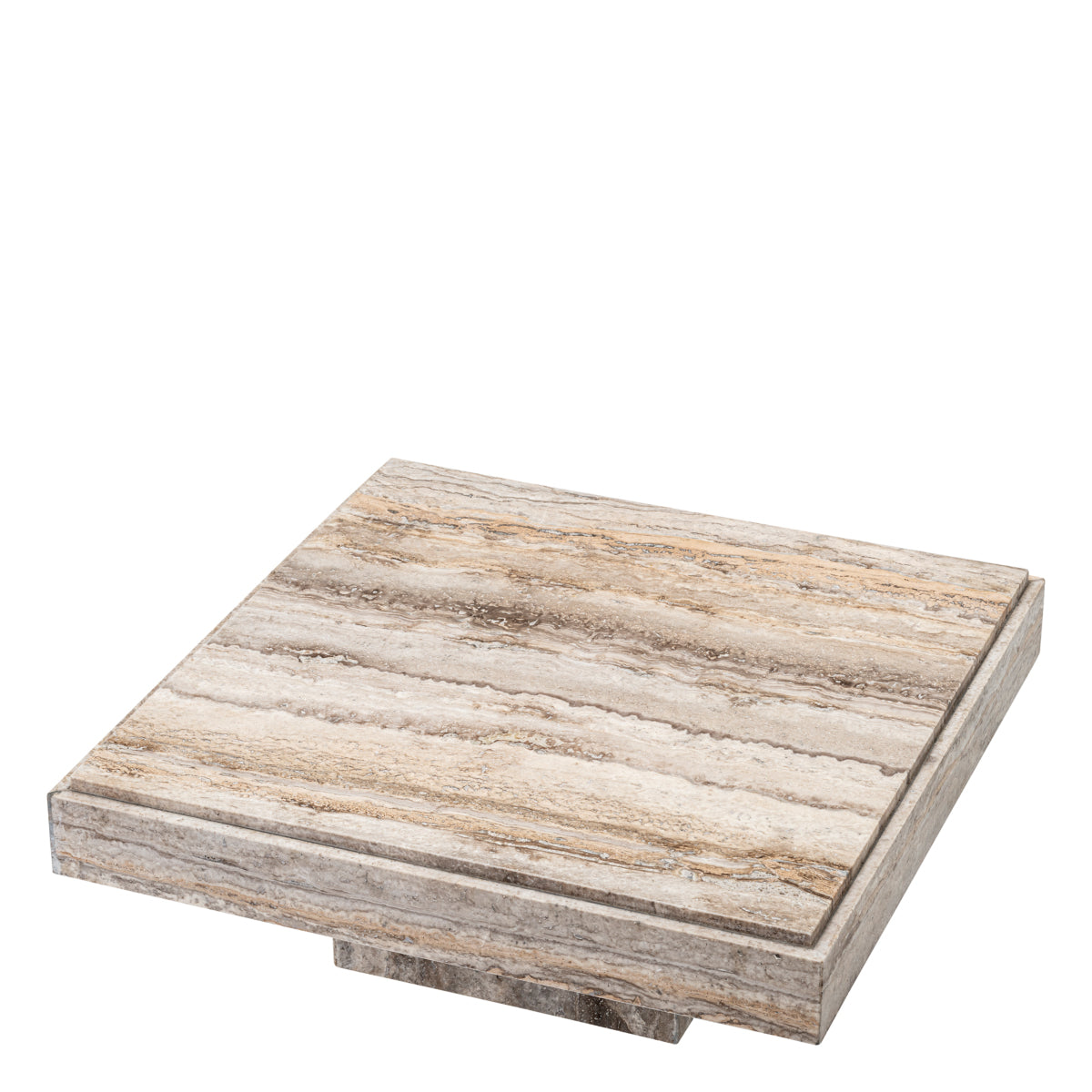 Coffee Table Sartoria silver travertine