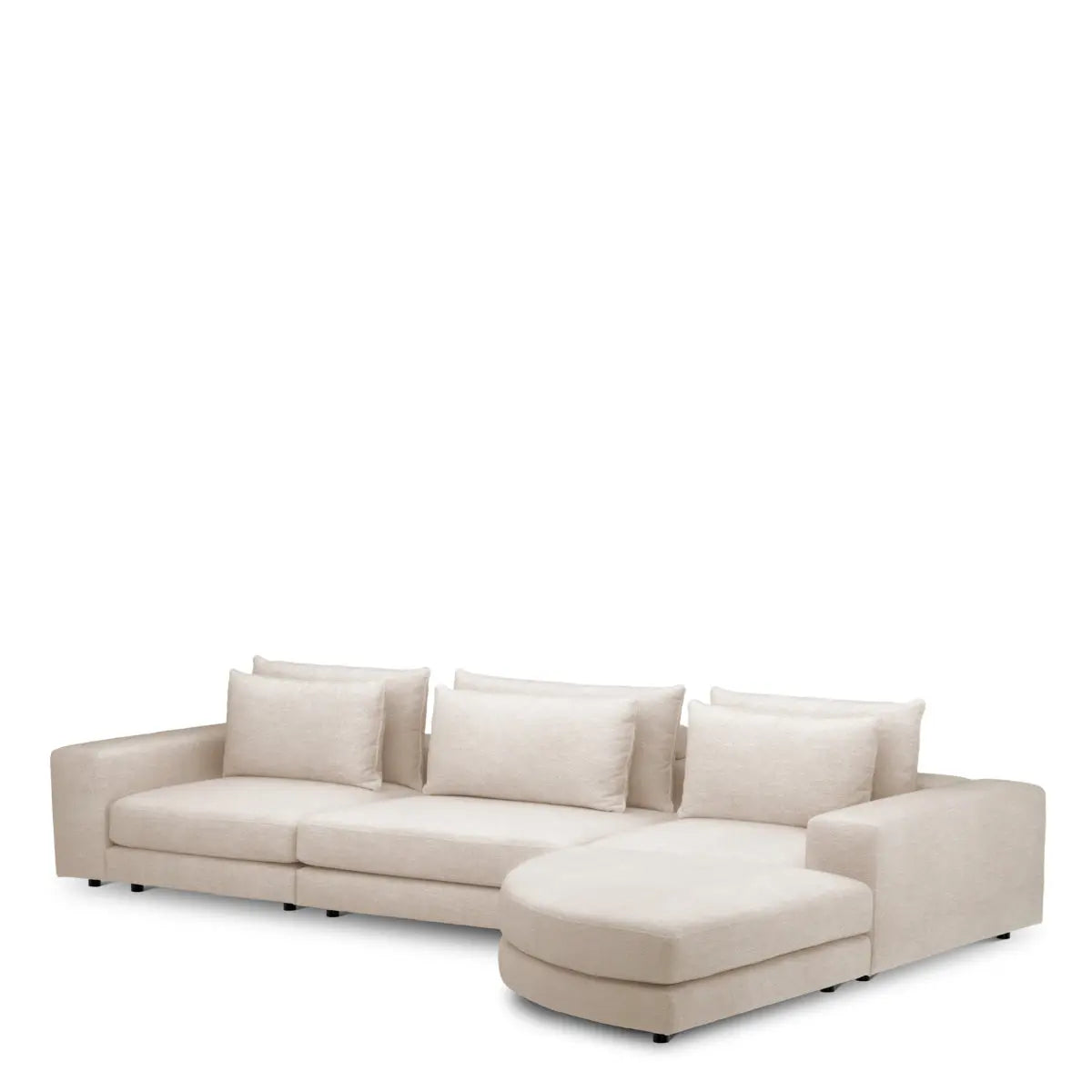 Modular Sofa Lounge Club - Ottoman half round Eichholtz