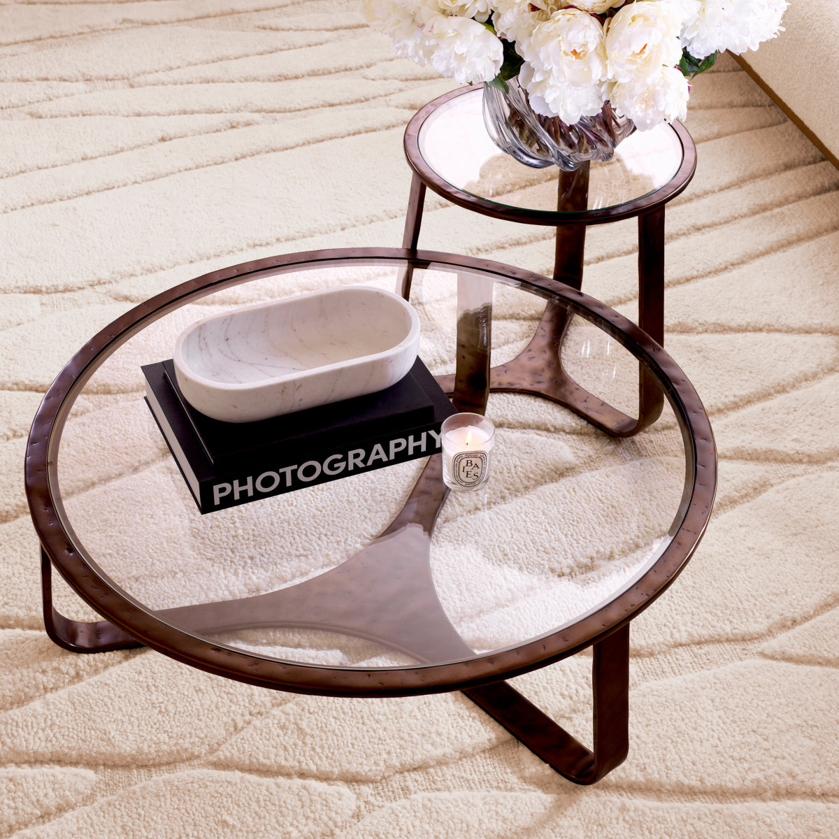 Coffee Table Cambronne bronze finish