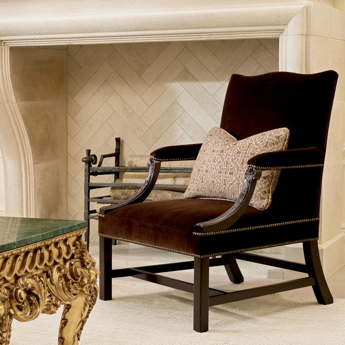 Cushion Frieze Rectangular Eichholtz