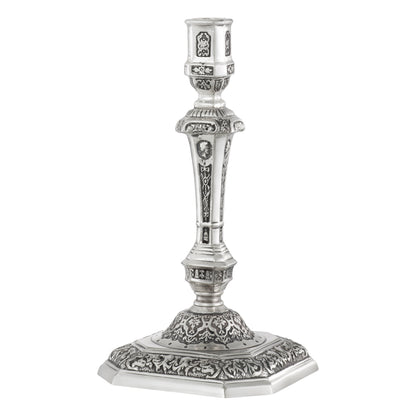 Candle Holder Berain antique silver finish