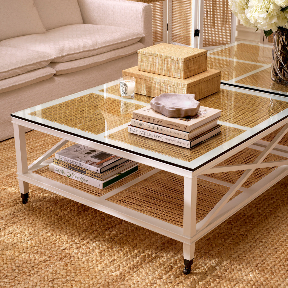 Coffee Table Bahamas piano white finish