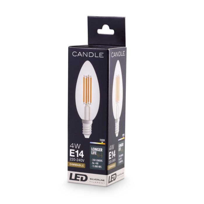 LED Bulb Candle 4W E14 set of 4 Eichholtz