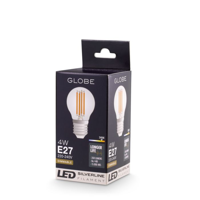 LED Bulb Globe 4W E27 set of 4 Eichholtz