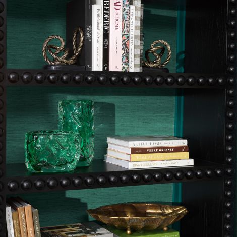 Bookend Corwyn antique brass finish set of 2