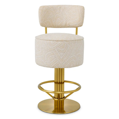 Counter Stool Carleton with back Eichholtz