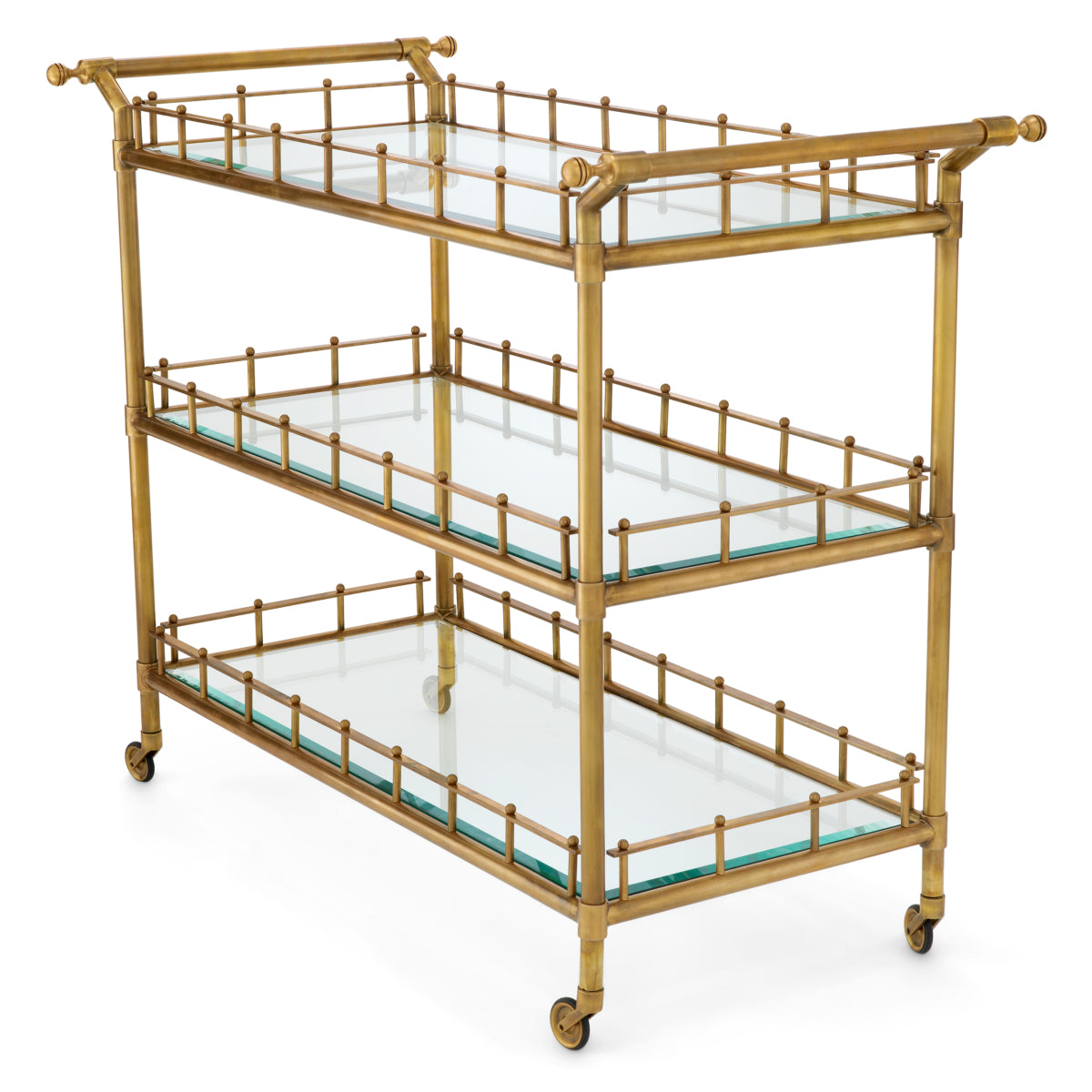 Trolley Scarlett L vintage brass finish