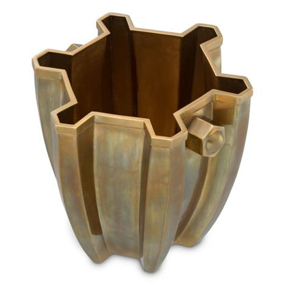 Wine Cooler Napoli vintage brass finish