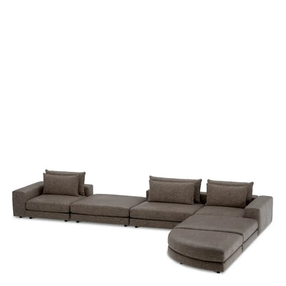 Modular Sofa Lounge Club - Ottoman half round