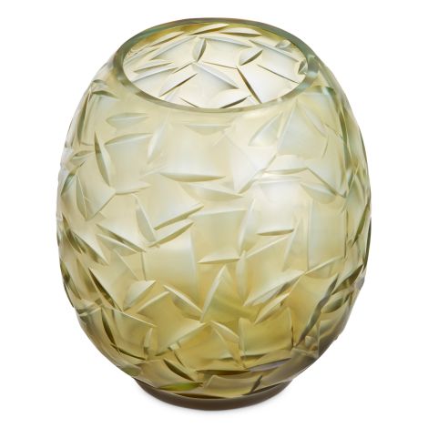 Vase Hadleigh champagne color glass