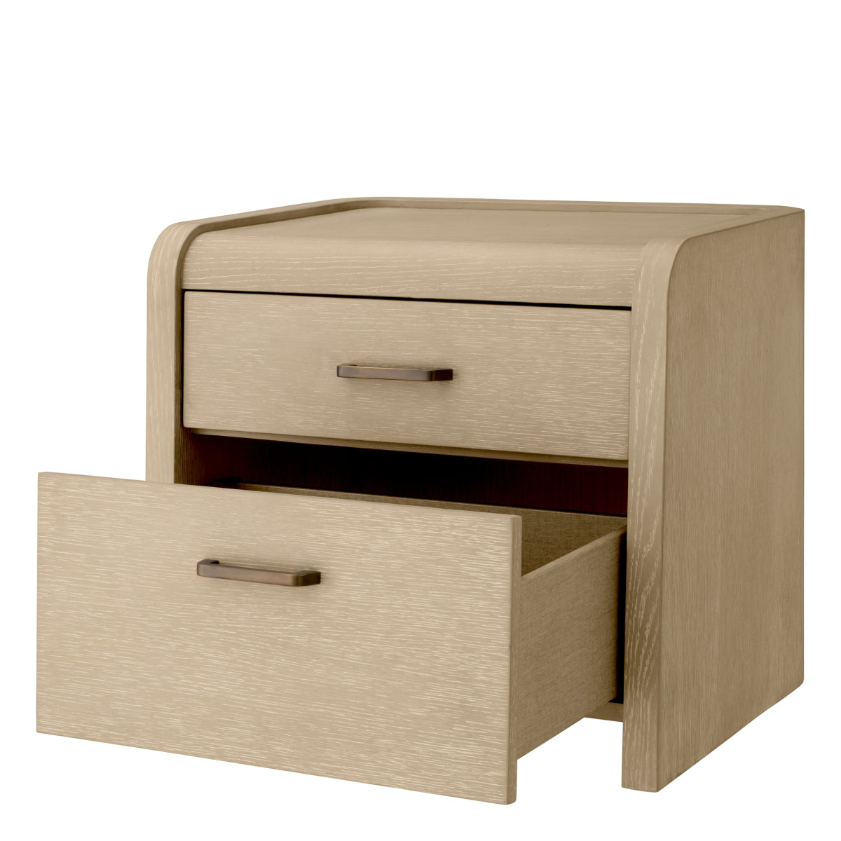 Nightstand Joane washed oak veneer