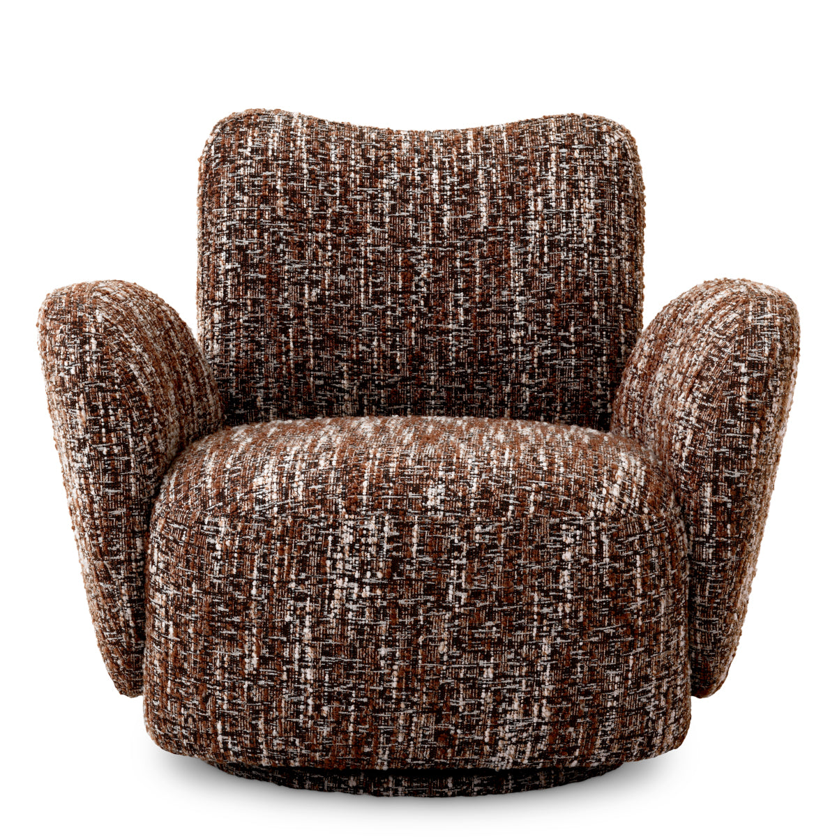 Swivel Chair Merida bouclé sonata red