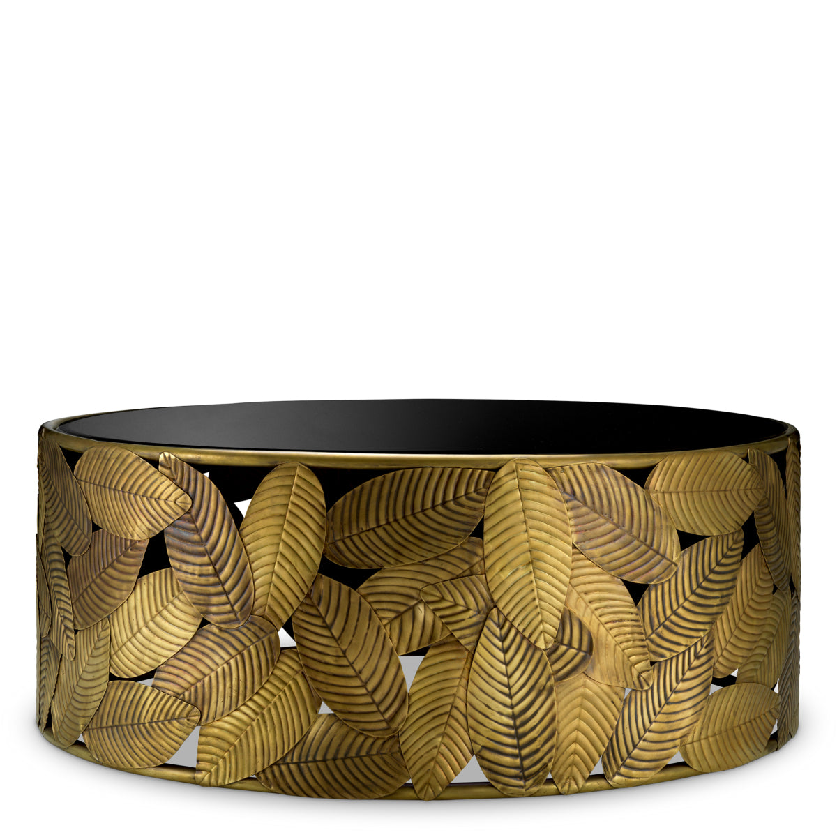 Coffee Table Botanico vintage brass finish