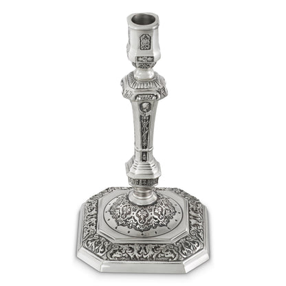 Candle Holder Berain antique silver finish