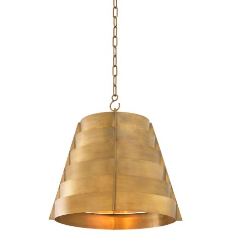 Pendant Fitzroy vintage brass finish