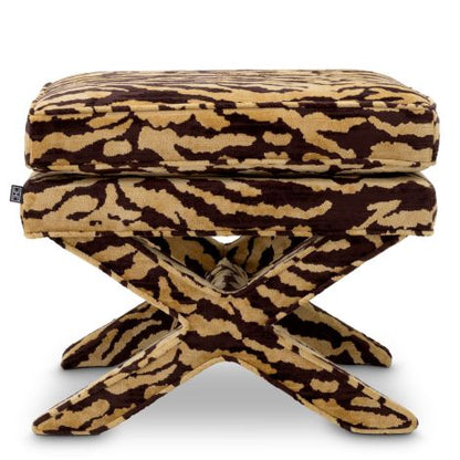 Stool Cordoba tigris brown