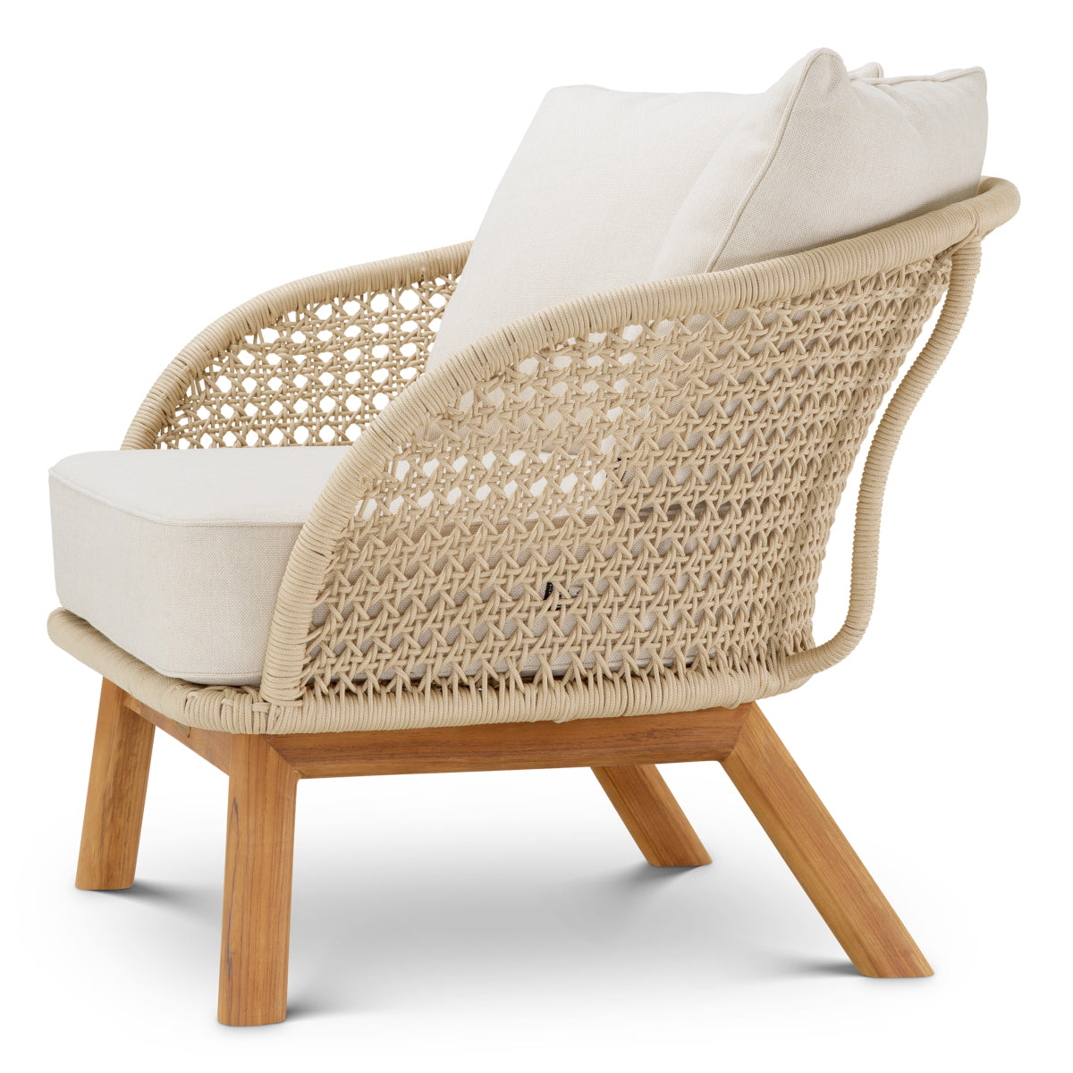 Outdoor Chair Trinity cream weave viola sand