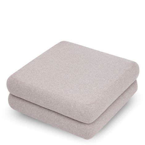 Outdoor Modular Sofa Malaga mauritius light grey - Ottoman