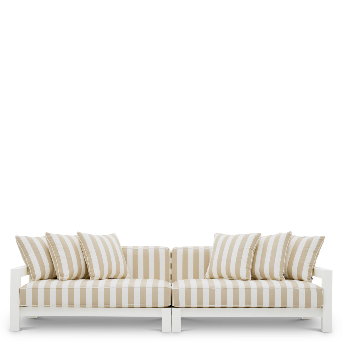 Outdoor Sofa Cap-Antibes matte white florent beige