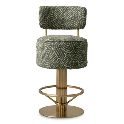 Counter Stool Carleton with back Eichholtz