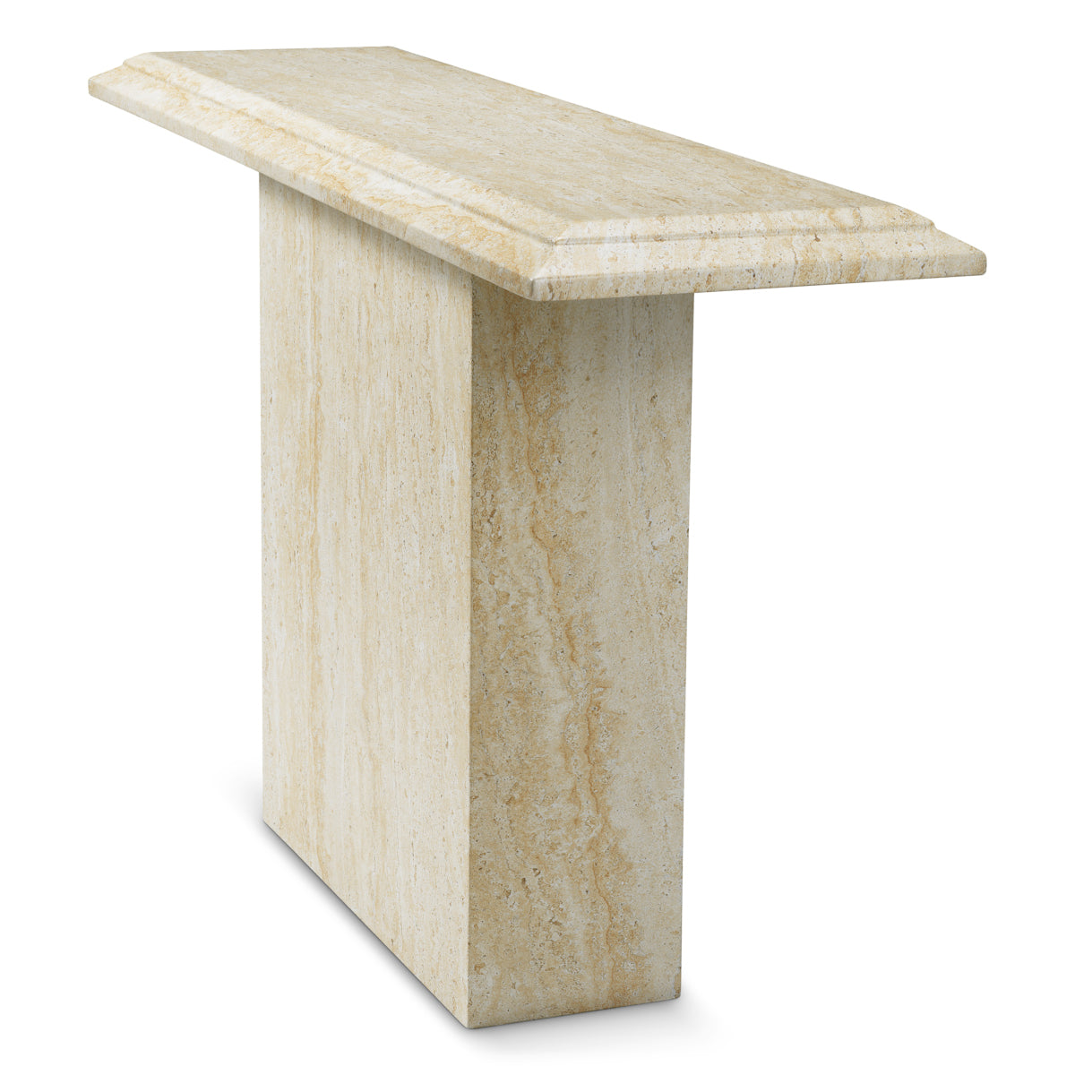 Outdoor Console Table Charles faux travertine