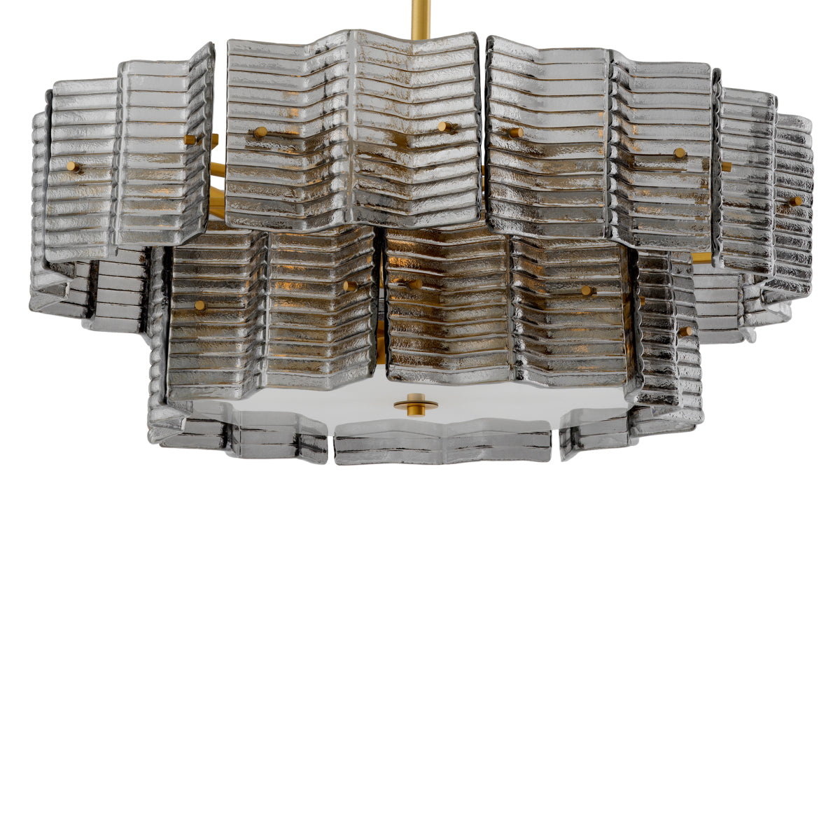 Chandelier Silvano smoke glass