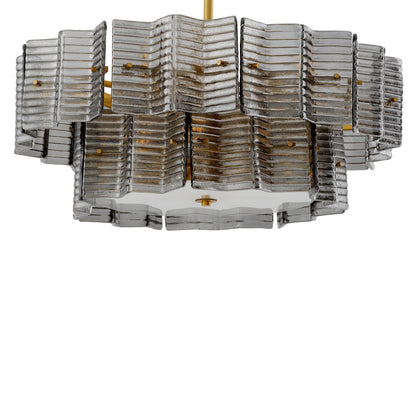 Chandelier Silvano smoke glass