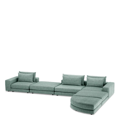 Modular Sofa Lounge Club - Ottoman half round Eichholtz