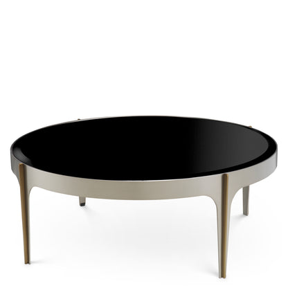 Coffee Table Artemisa S brushed steel finish